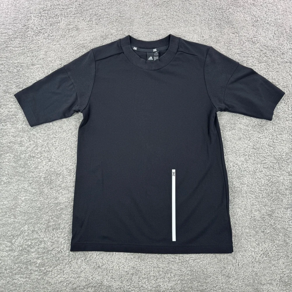 Adidas ZNE T-Shirt Mens Medium Black Short Sleeve Athletic Tee H22606